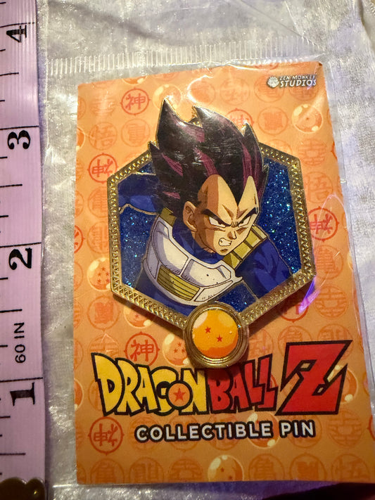 Zen Monkey Studios Golden Series 2 Vegeta Dragon Ball Z hard enamel pin collectible