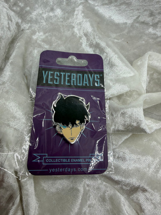 Sung Jinwoo SDCC 2025 Exclusive Fantasy Pin | Hard Enamel Silver Plated by Yesterdays Pins