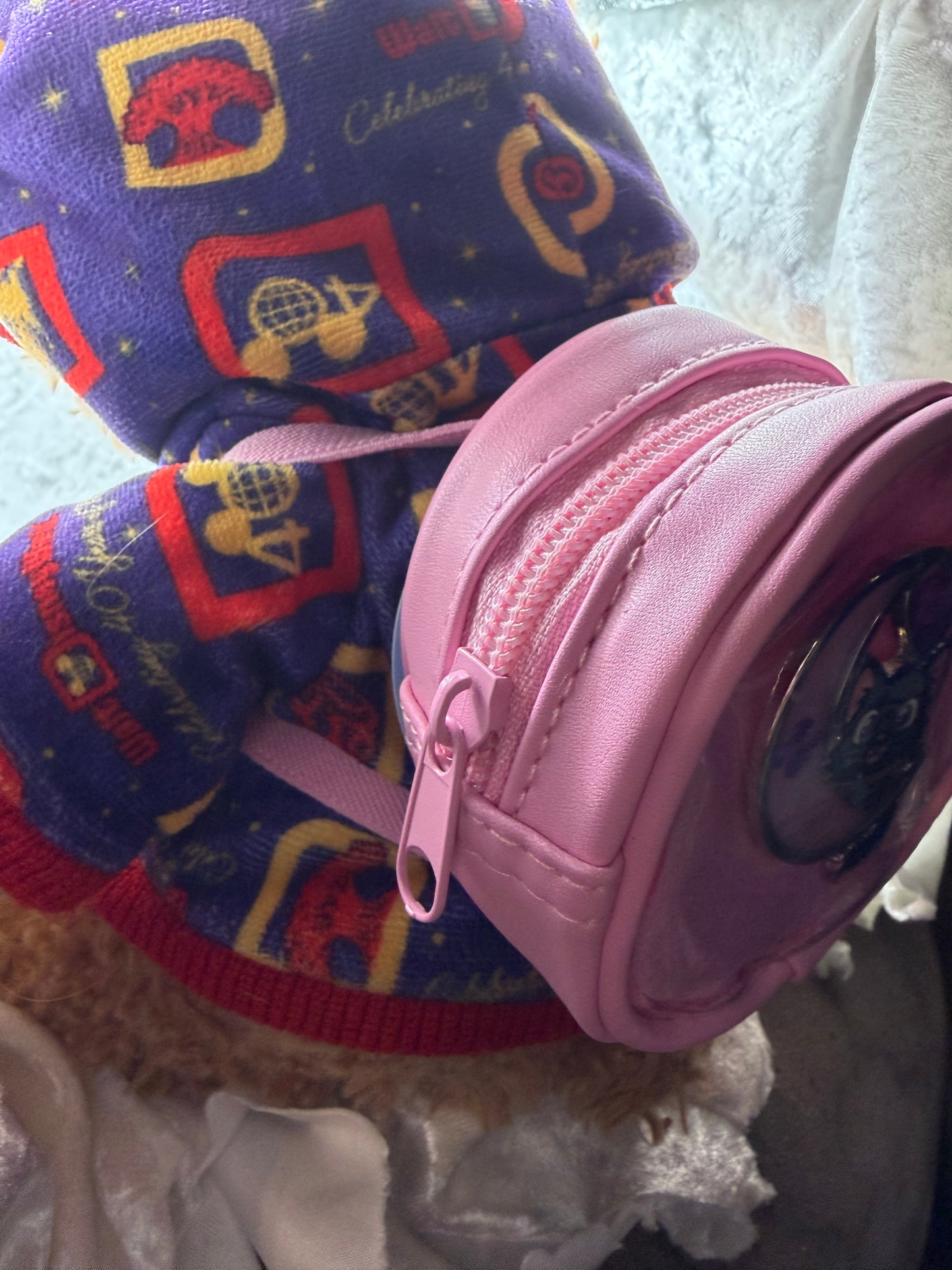 Pink Nugget Plushie Tiny Ita Bag by Bright Bat Designs