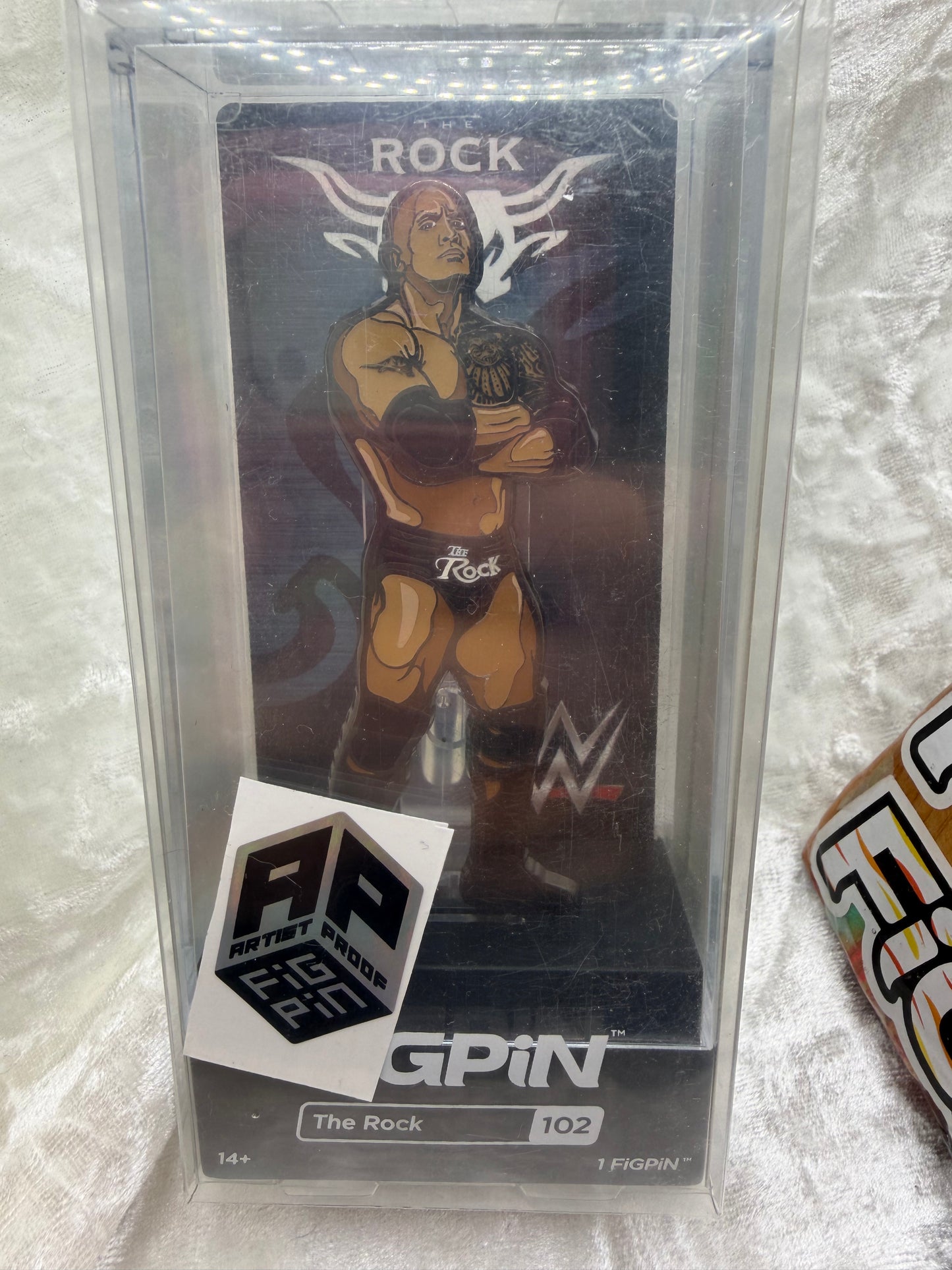 The Rock FiGPiN #102 Artist Proof - Unlocked Dwayne Johnson WWE Pin