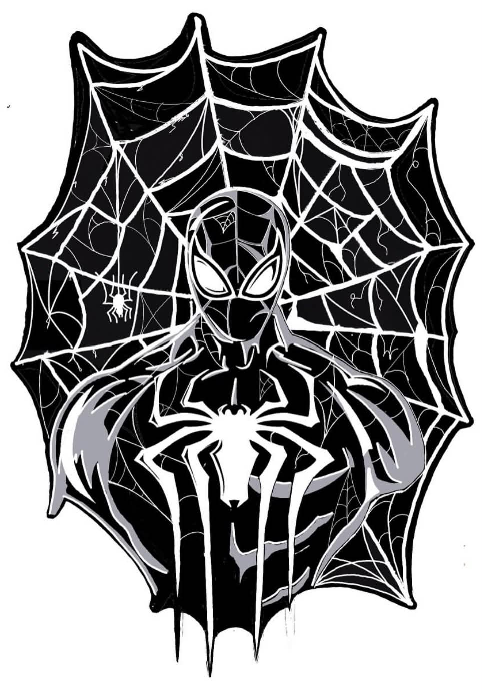 Amazing Symbiotic Spider-Man LE 50 Fan-Made Enamel Pin by Bendiesticks (2-Inch) | Hatcher’s Collectibles Pre-Sale