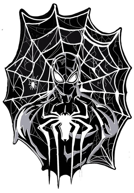 Amazing Symbiotic Spider-Man LE 50 Fan-Made Enamel Pin by Bendiesticks (2-Inch) | Hatcher’s Collectibles Pre-Sale
