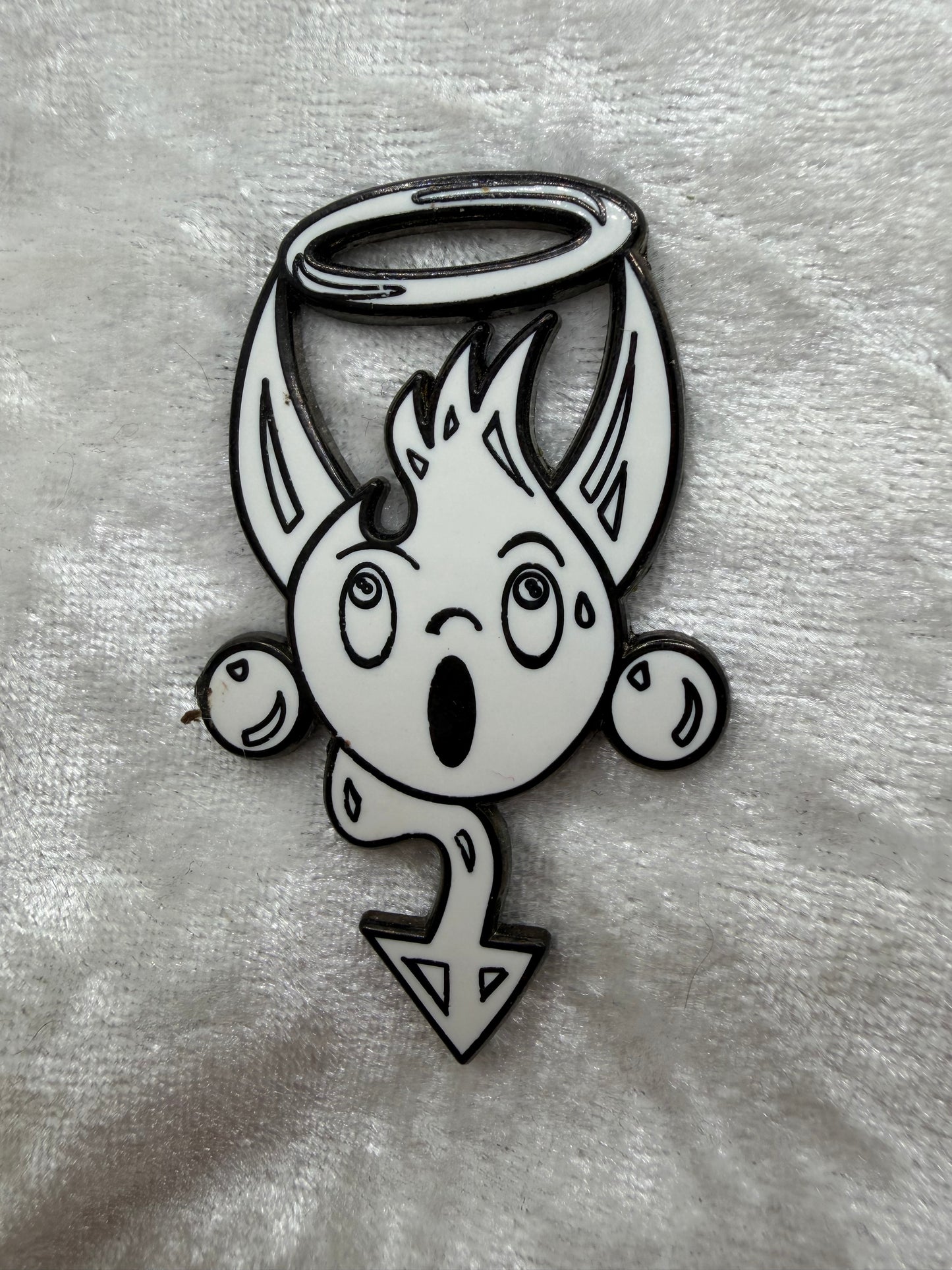 Bendiesticks White Mascot Pin - Limited Edition of 20