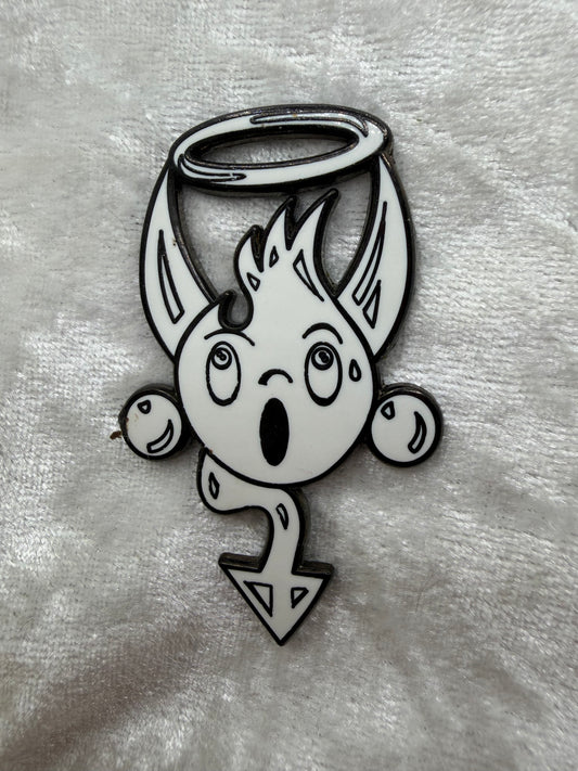 Bendiesticks White Mascot Pin - Limited Edition of 20