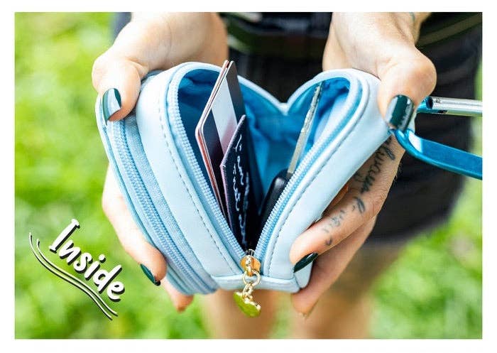 Fin Palz mini ITA bag shark keychain Tiger shark (silver with stripes)