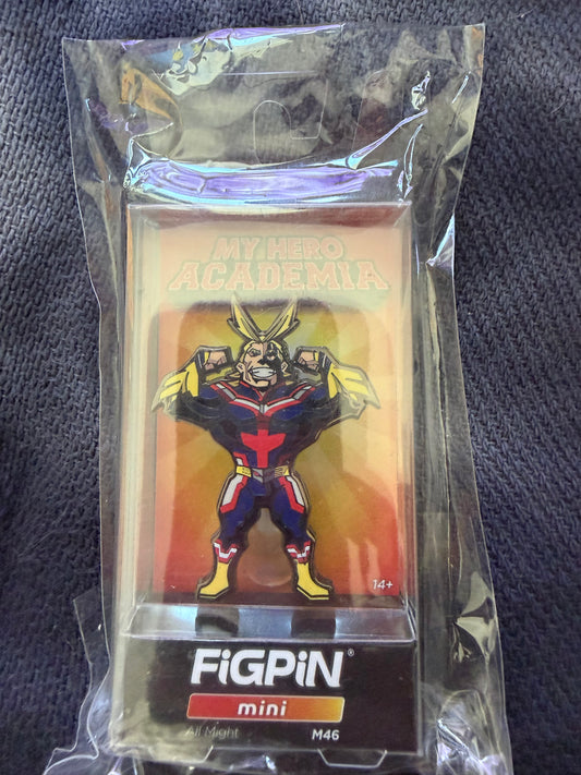 All Might FiGPiN Mini #M46 My Hero Academia collectible pin