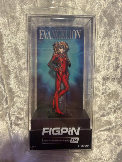 Asuka Shikinami Langley FiGPiN #334 Neon Genesis Evangelion collectible enamel pin