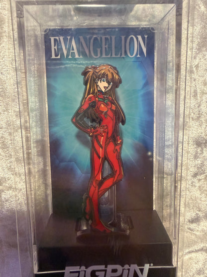 Asuka Shikinami Langley FiGPiN #334 Neon Genesis Evangelion collectible enamel pin