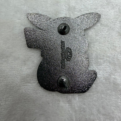 Back of Brian Cook Electric Rat Butt parody enamel pin 