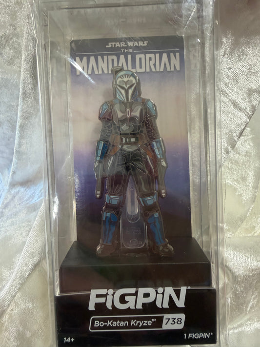 Bo-Katan Kryze FiGPiN #738 Star Wars LE 2000 The Mandalorian collectible pin in display box