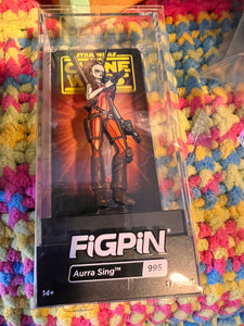 FiGPiN Star Wars Celebration 2022 Exclusive 1500 Aurra Sing #995 Locked