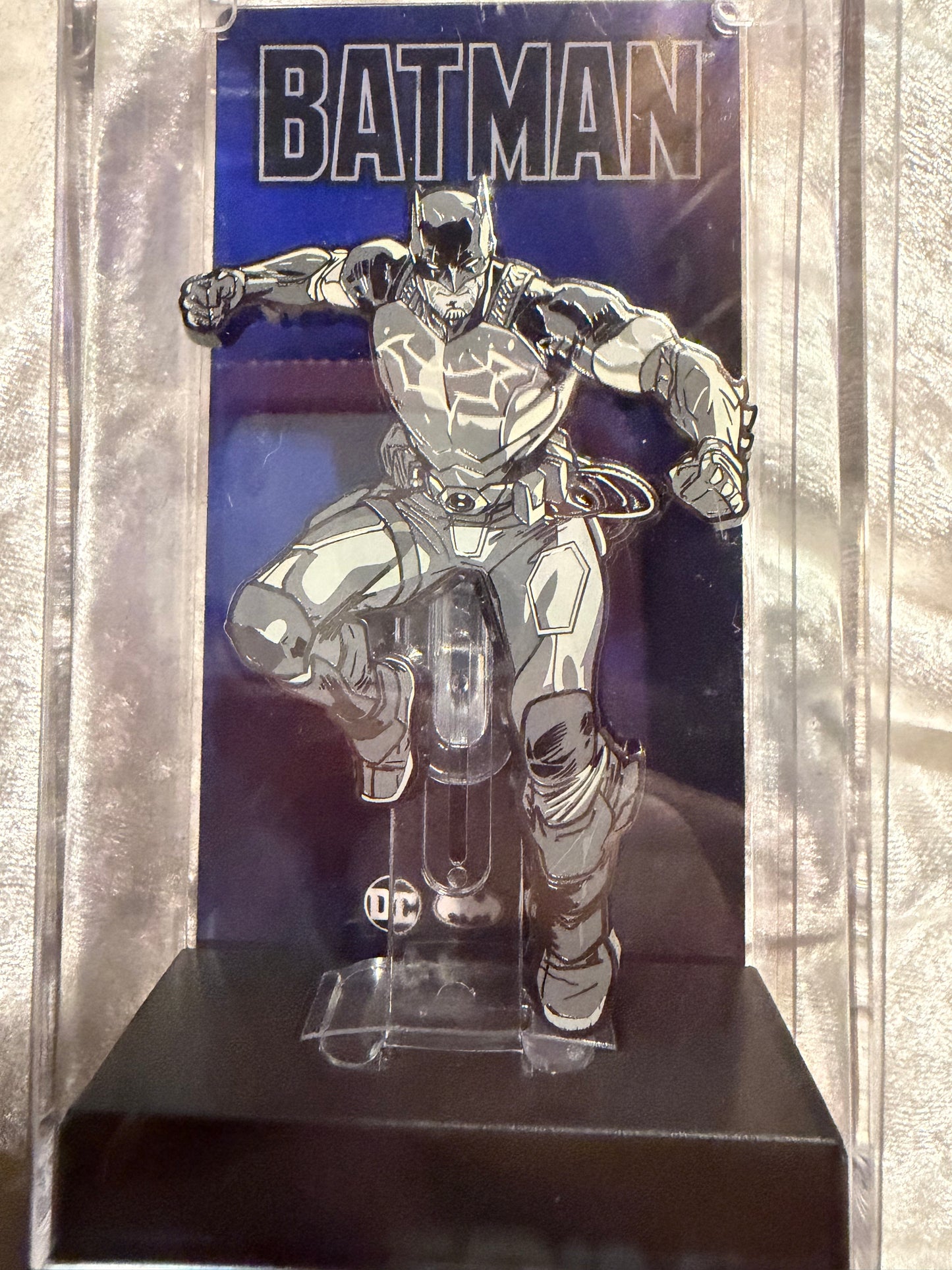 Close-up of DC Comics Batman Future State FiGPiN #791, officially licensed enamel pin from Batman Deluxe Box Set