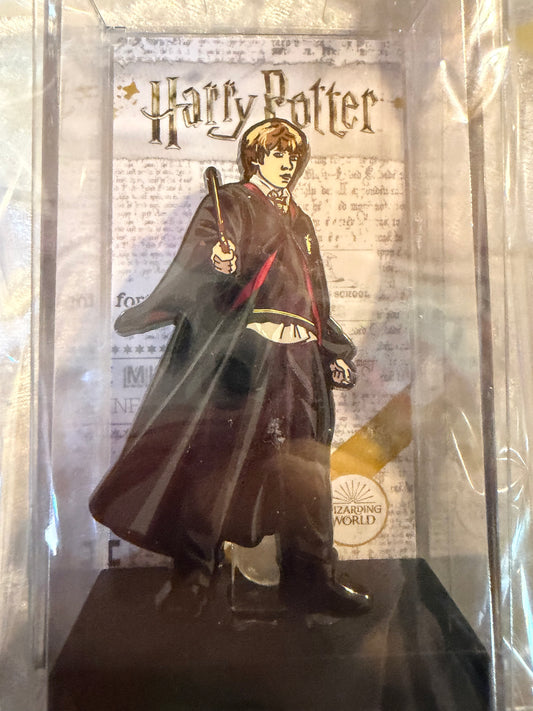 Close-up of Harry Potter Ron Weasley FiGPiN #536 Artist Proof, officially licensed extremely rare enamel pin (pristine condition)
