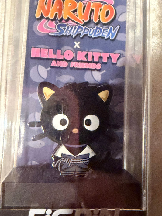 Close-up of Sanrio Chococat as Sasuke Naruto FiGPiN #634, officially licensed enamel pin