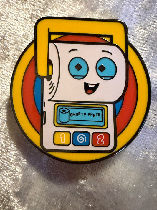 Close-up of Smarty Pants FiGPiN Mini #Y1062 from Toy Story, officially licensed enamel pin