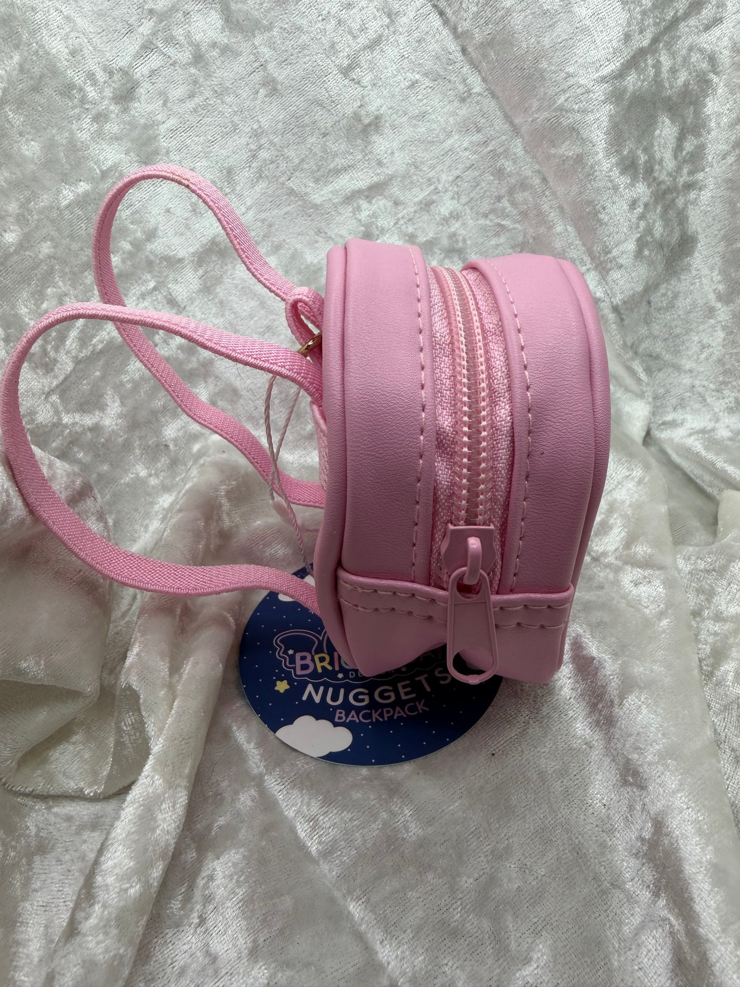 Pink Nugget Plushie Tiny Ita Bag by Bright Bat Designs