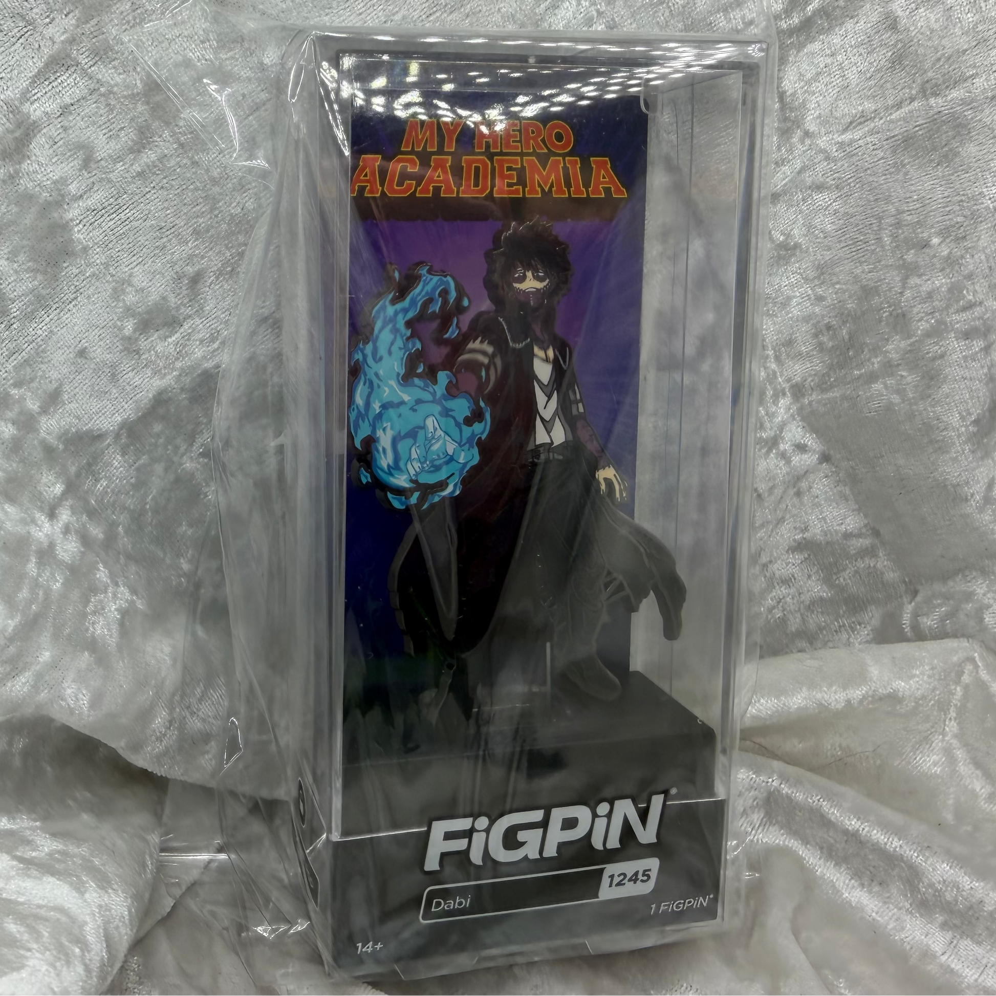 FiGPiN #1245 Dabi from My Hero Academia in original hard acrylic display case.