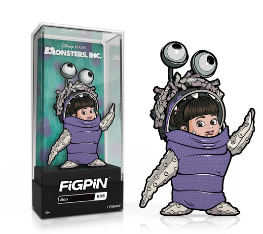 Discover the LACC exclusive Boo FiGPiN #806 from Disney and Pixar's Monsters, Inc.! Limited to 1,000 pieces. A rare collectible at Hatcher's Collectibles.