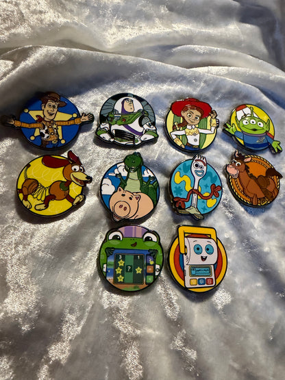 FiGPiN Mini Toy Story full standard set (all 10 pins, opened for completion) - Chase pin NOT included