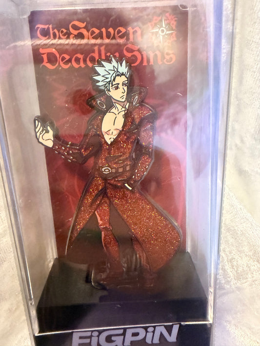 Glitter Ban FiGPiN #972 Seven Deadly Sins NYCC 2022 exclusive collectible pin