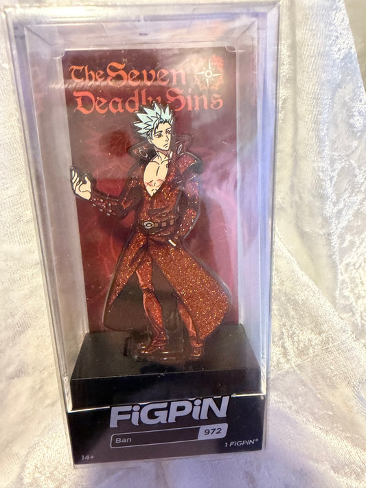 Glitter Ban FiGPiN #972 Seven Deadly Sins NYCC 2022 exclusive collectible pin