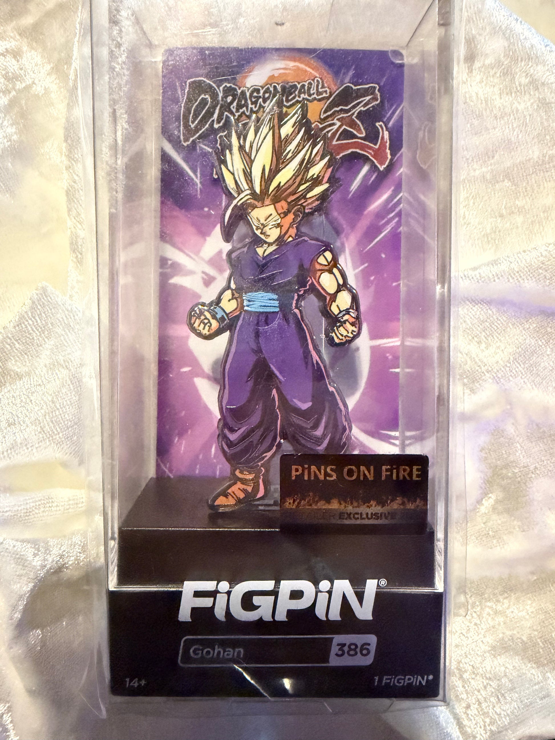 Gohan FiGPiN #386 Dragon Ball FighterZ limited edition collectible pin