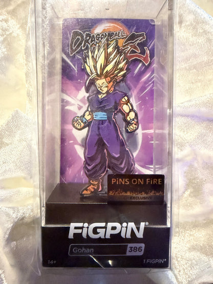 Gohan FiGPiN #386 Dragon Ball FighterZ limited edition collectible pin