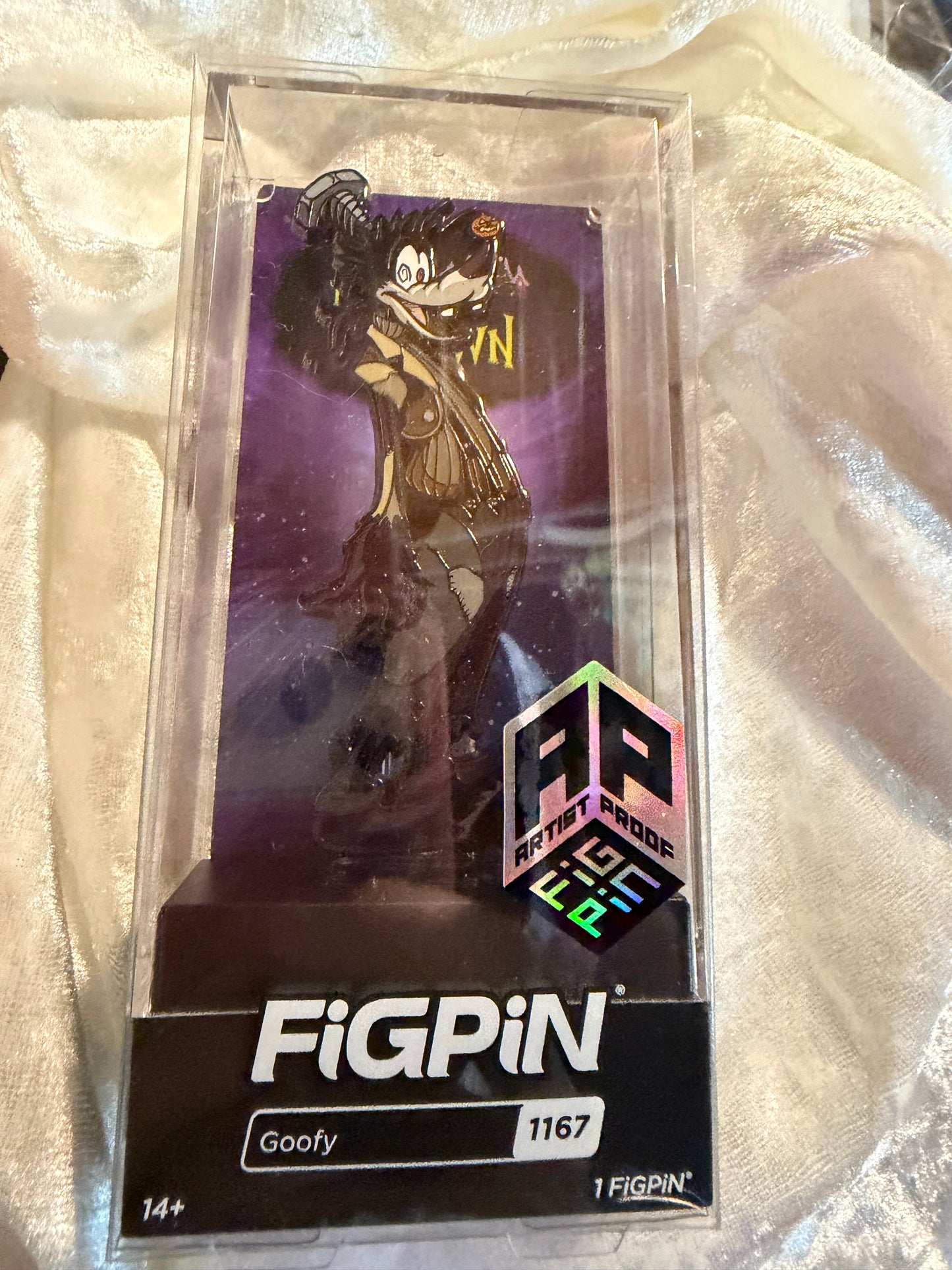 Goofy FiGPiN #1167 Artist Proof AP Kingdom Hearts Halloweentown LE collectible pin in display box