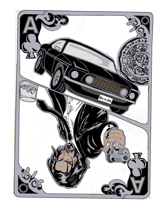 John Wick Silver Edition LE 50 Enamel Pin by Bendiesticks Pre Sale