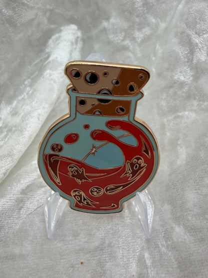 Red Potion Bottle Ghost Fantasy Pin Le 20 By Bendiesticks
