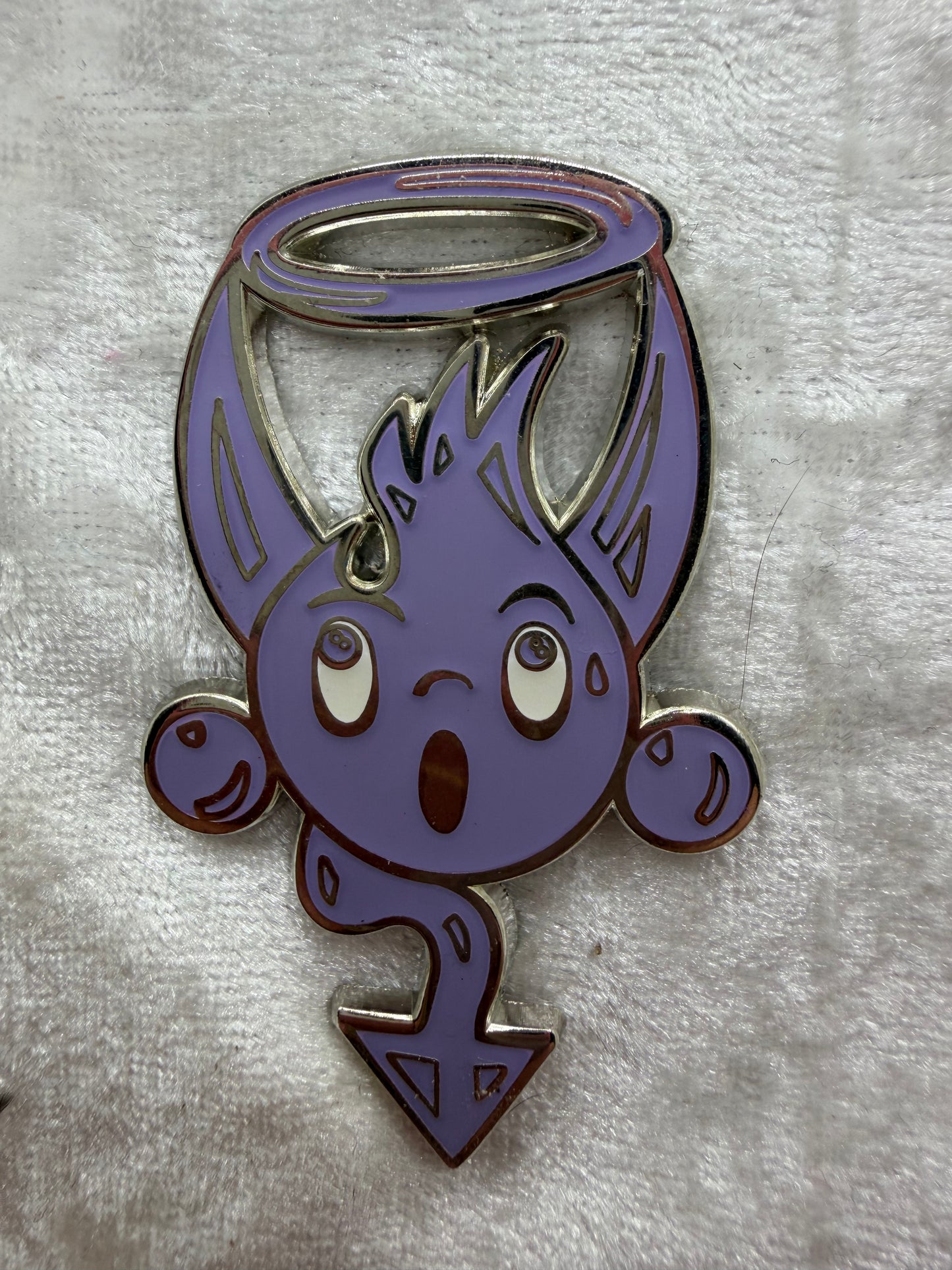 Bendiesticks Purple Mascot Enamel Pin - Open Edition Fan Made