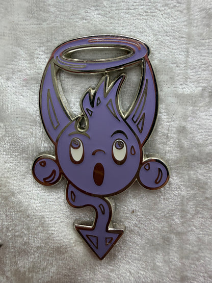 Bendiesticks Purple Mascot Enamel Pin - Open Edition Fan Made