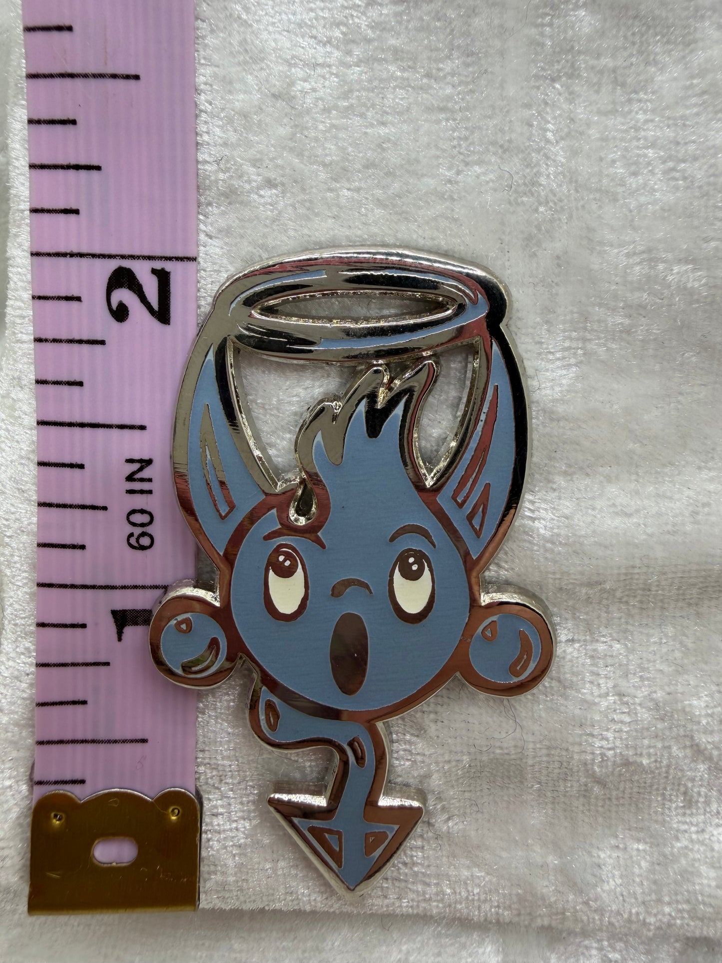 Bendiesticks Grayish Blue Mascot Enamel Pin - Open Edition Fan Made