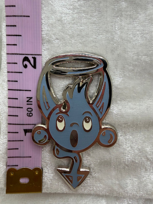 Bendiesticks Grayish Blue Mascot Enamel Pin - Open Edition Fan Made
