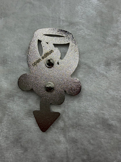 Bendiesticks Grayish Blue Mascot Enamel Pin - Open Edition Fan Made