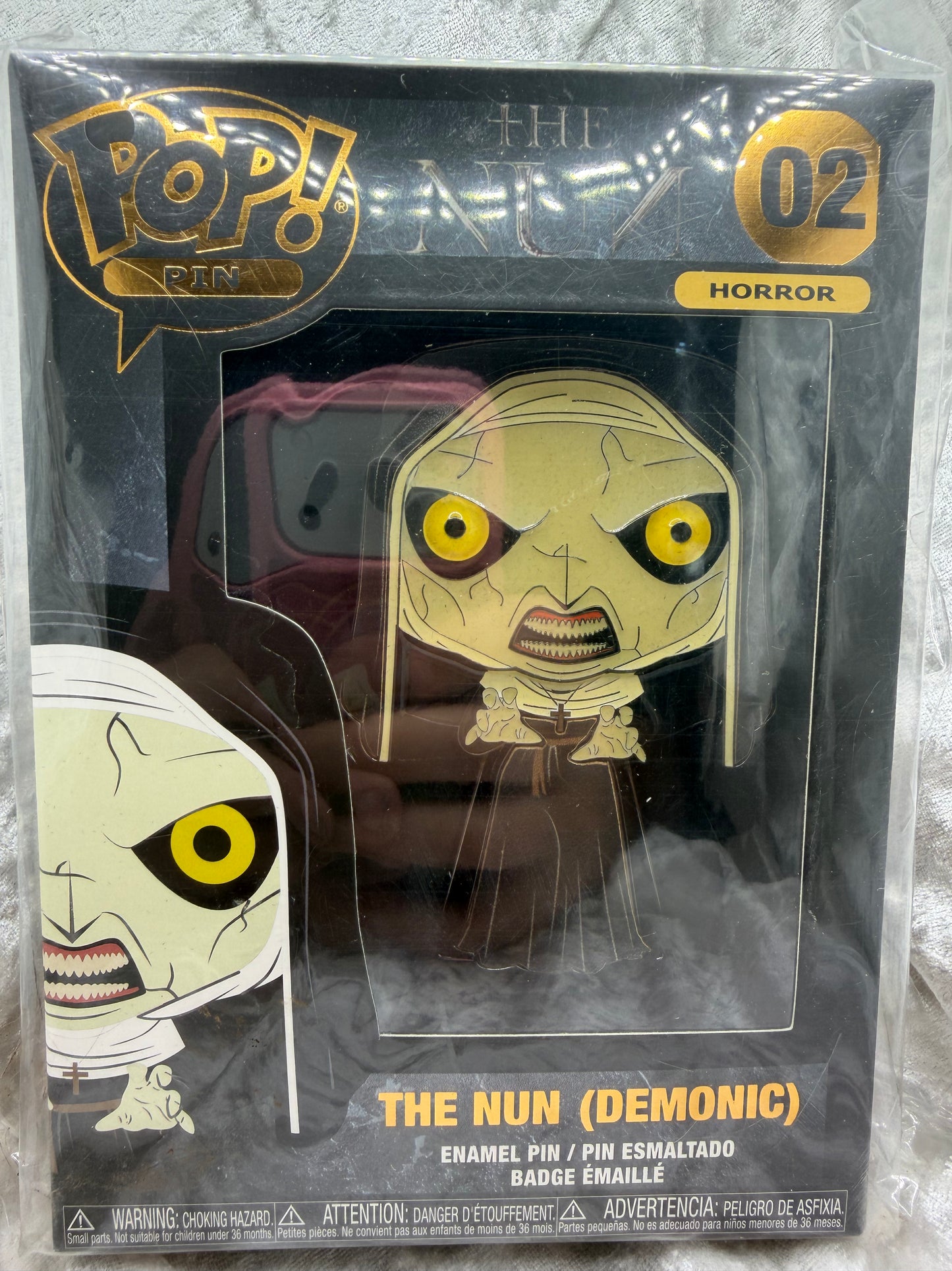 Horror Large Enamel Funko Pop! Pin The Nun