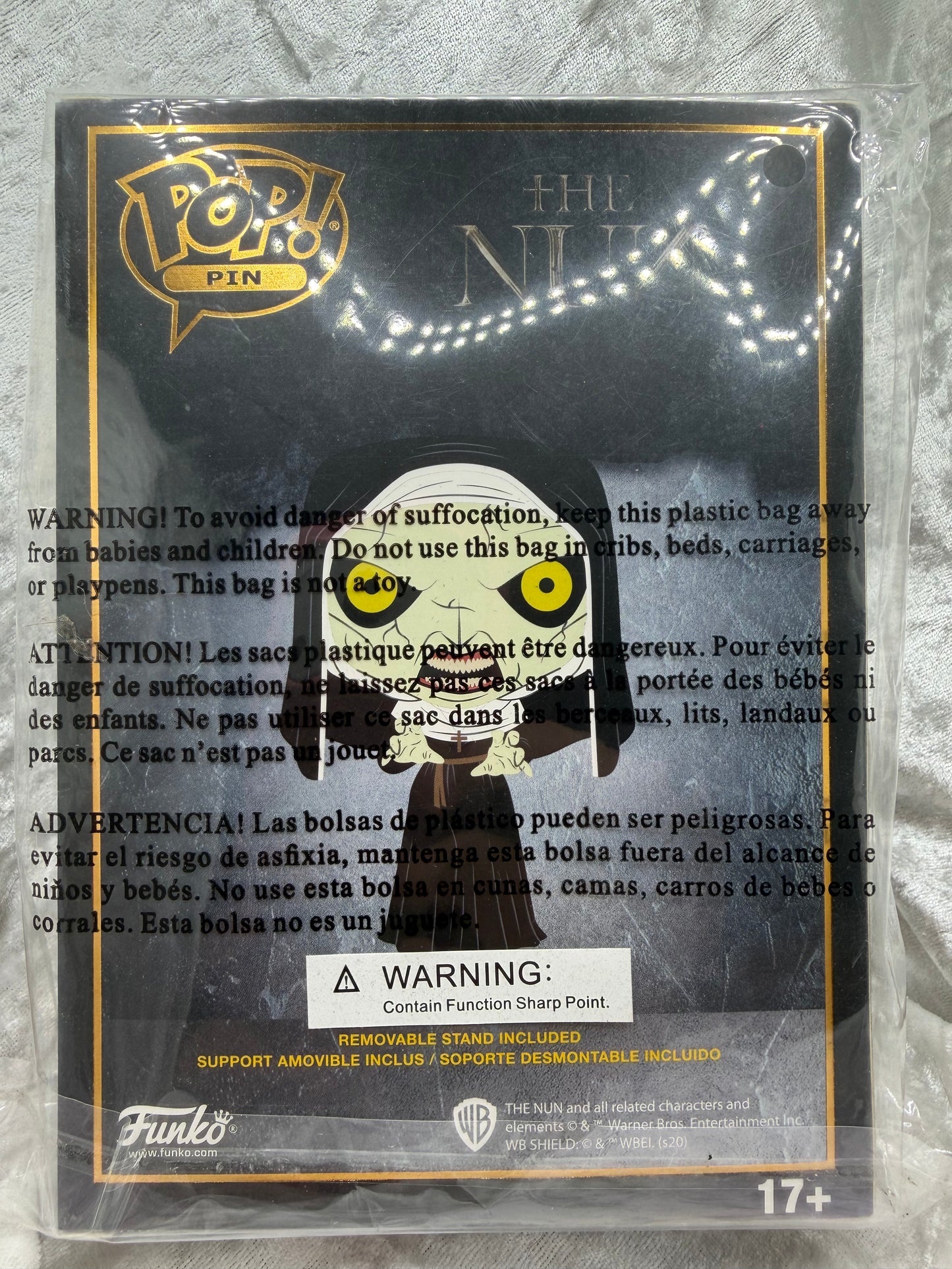 Horror Large Enamel Funko Pop! Pin The Nun