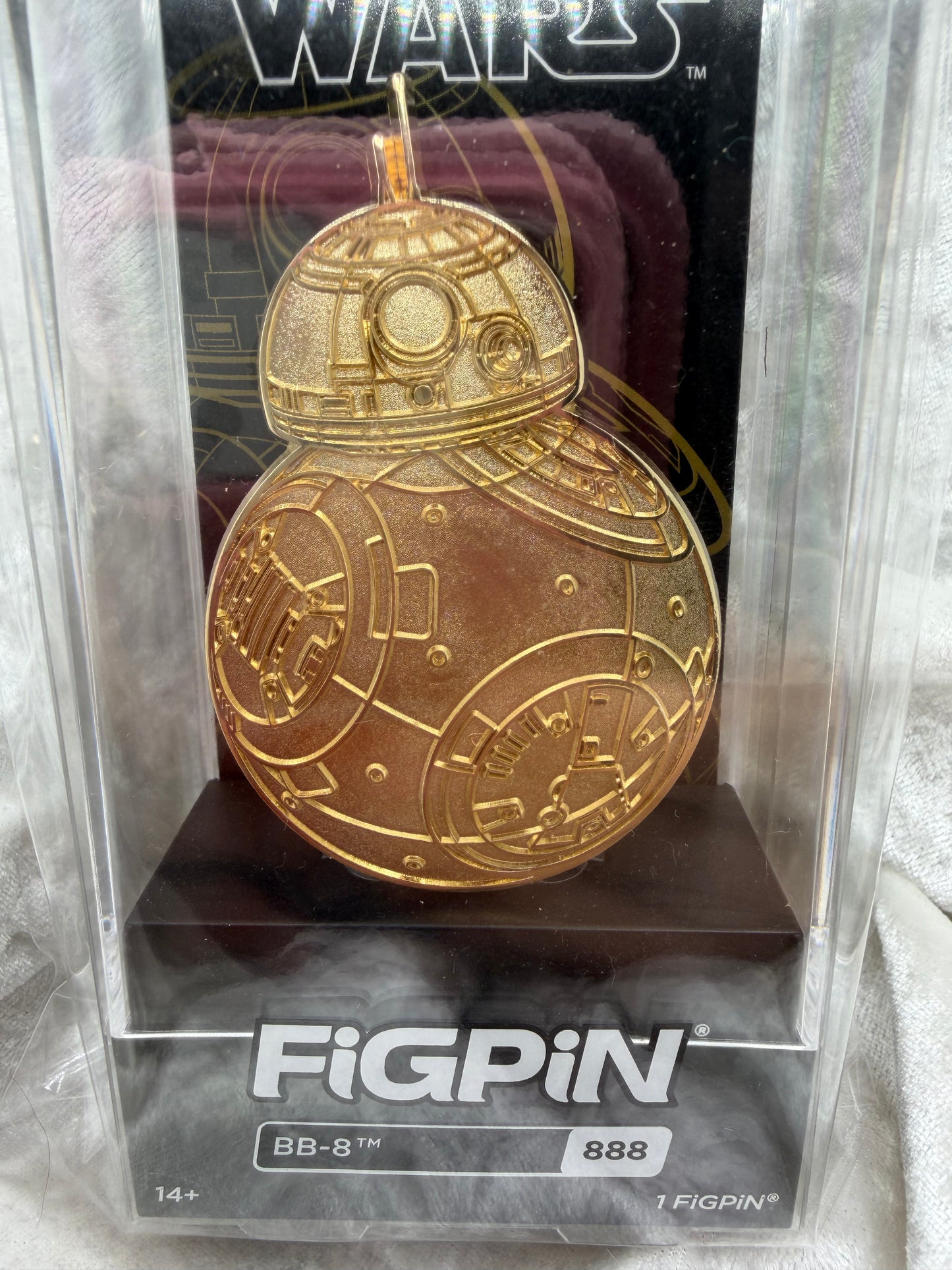 FiGPiN Star Wars BB-8 Gold Variant #888 Limited Edition 1000 (Locked)