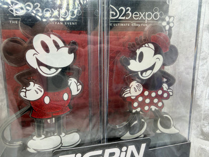 FiGPiN Disney D23 Expo 2019 Mickey & Minnie Mouse Set - LE 1000 (Locked)