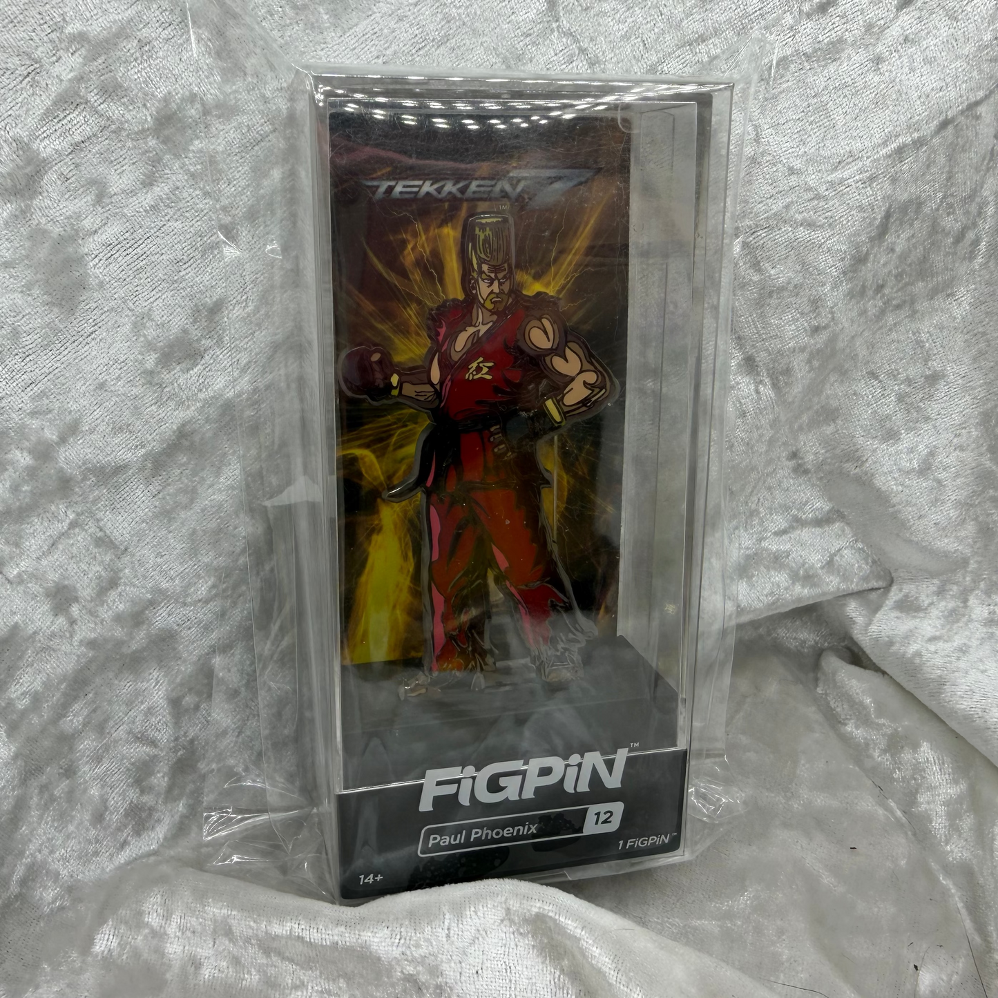 Paul Phoenix Tekken 7 FiGPiN #12 | Unlocked Scratched Case Enamel Pin