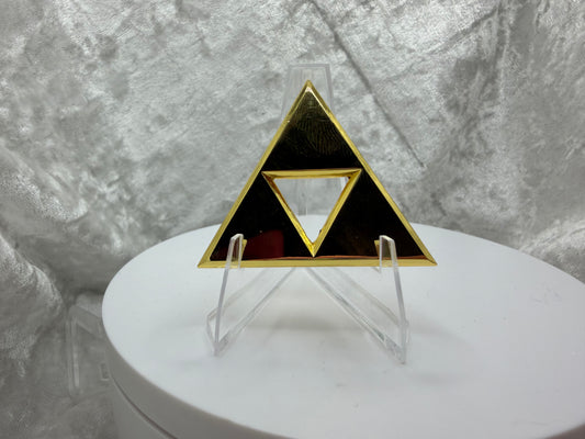 Gold Triforce 1.5" Hard Enamel Pin | Limited Edition MKP Fan Art
