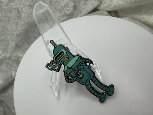 Dabbing Bending Unit Parody Enamel Pin (2 Inch) - Limited Edition