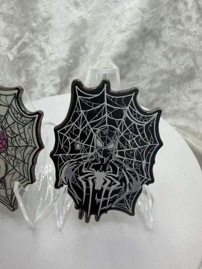 Spider-Man & Spider-Gwen Enamel Pin Set by Bendiesticks LE 50 Fan Made