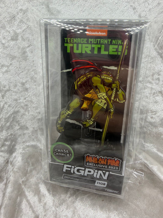 FiGPiN TMNT Teenage Mutant Ninja Turtles Donatello #1108 - Pins On Fire Exclusive Unlocked