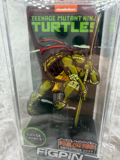 FiGPiN TMNT Teenage Mutant Ninja Turtles Donatello #1108 - Pins On Fire Exclusive Unlocked