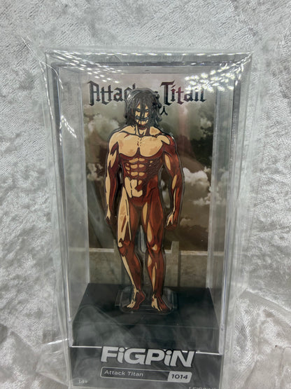 FiGPiN Attack on Titan Attack Titan #1014 - Plastic Empire NYCC 2022 Exclusive LE 2500