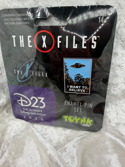Disney D23 Expo 2026 Toynk X-Files Pin Set