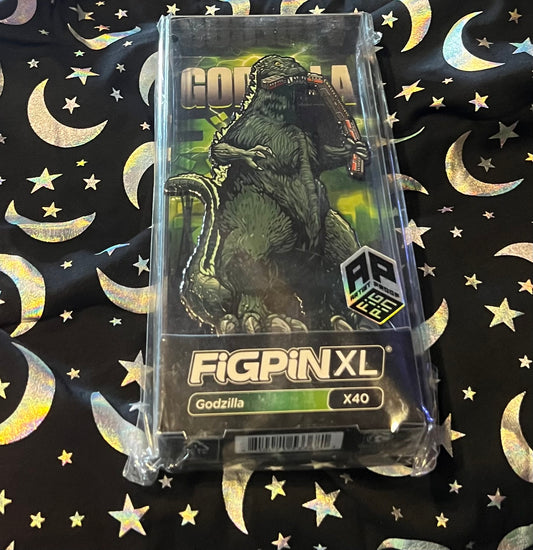 FiGPiN Green Glow Godzilla X40 Ap ARTIST PROOF Metal Pin XL