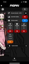 Load image into Gallery viewer, FiGPiN FiGPiN Demon Slayer Nezuko Kamado #379 Ap ARTIST PROOF Metal Pin Locked
