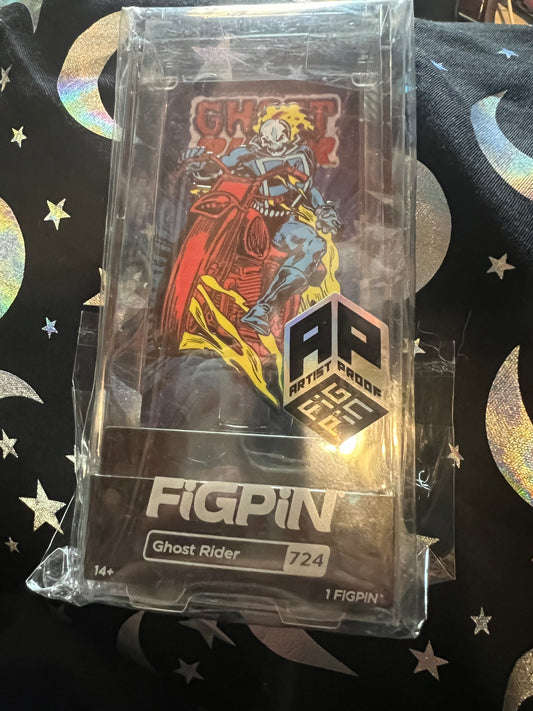 FiGPiN Marvel Ghost Rider Collectible Pin #724 Ap Artist Proof